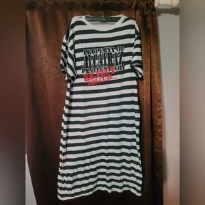 XL, long,  short sleeve,  sleep shirt